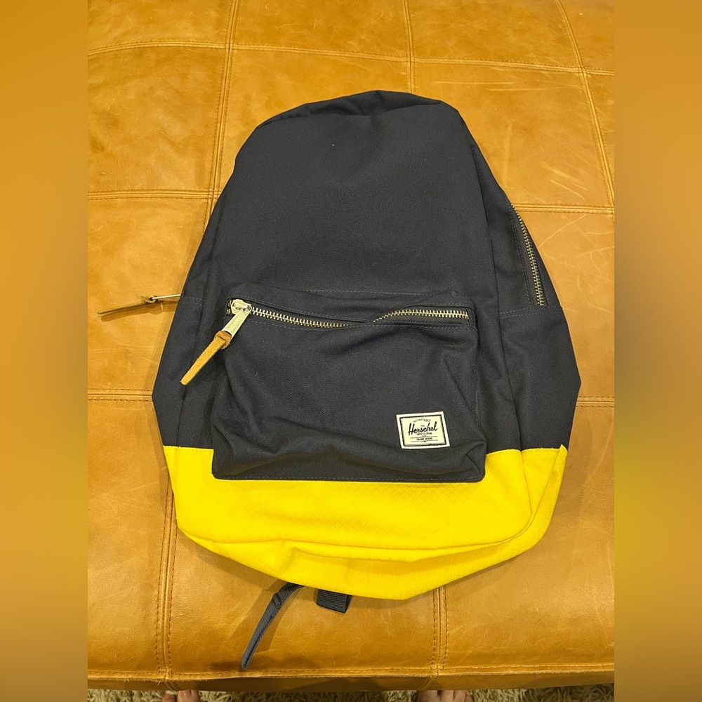 Herschel Supply Company Backpack Navy/Yellow NWOT